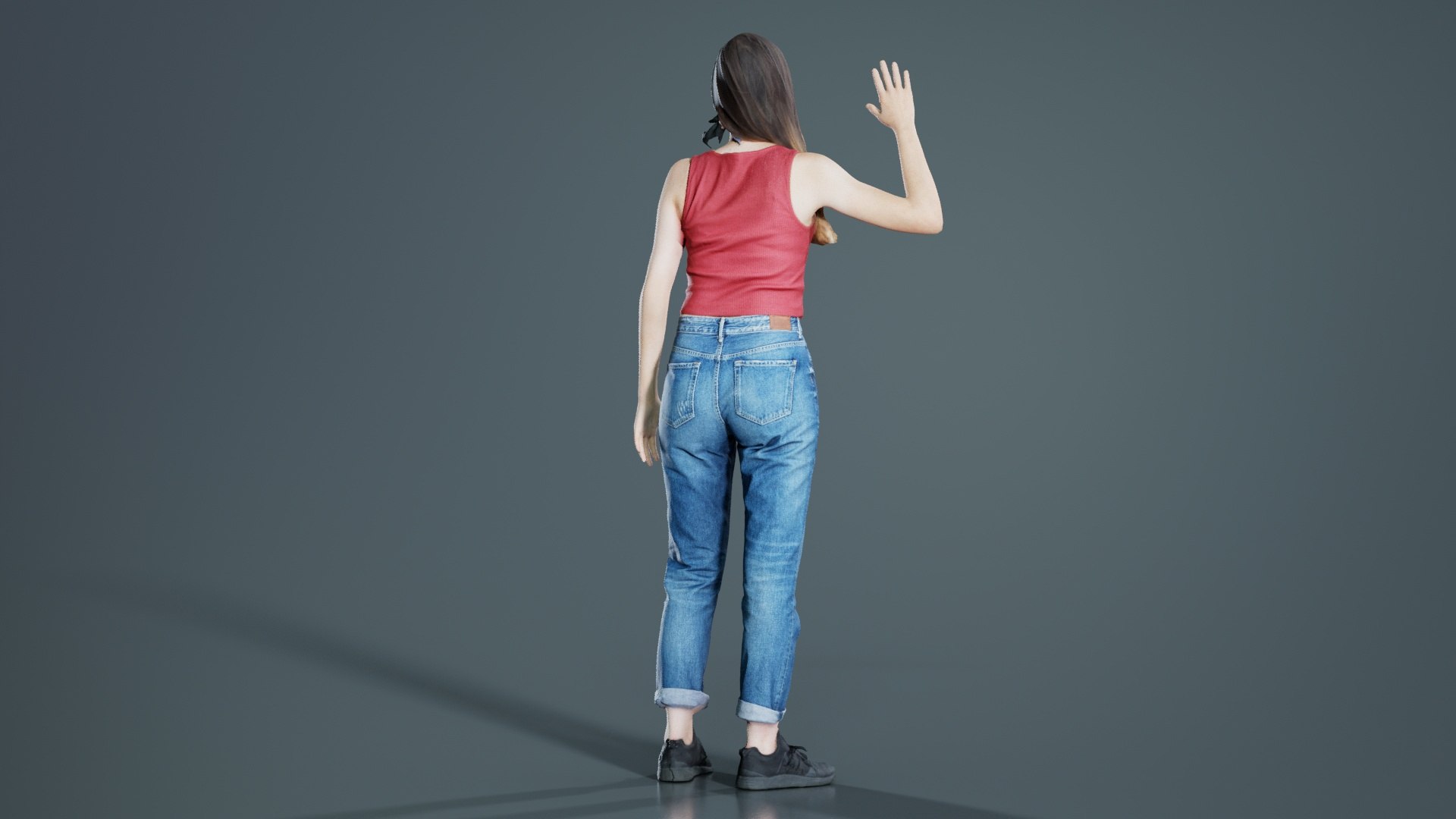 Woman in Baggy Jeans Red Top Waving Remastered 3D model https://p.turbosquid.com/ts-thumb/5X/NzsnUH/rf/woman_in_baggy_jeans_red_top_waving_07/jpg/1740525946/1920x1080/fit_q87/782edb5eee1d84983913bf75c964f3137e417727/woman_in_baggy_jeans_red_top_waving_07.jpg