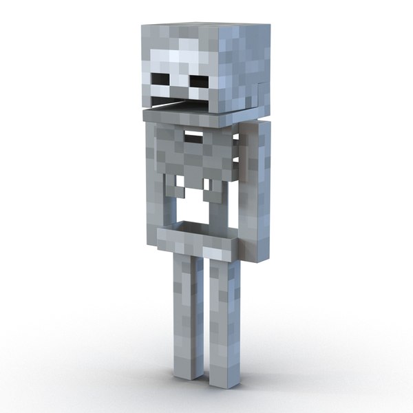 Minecraft Skeleton Rigged Modelo 3D Modelo 3D - TurboSquid 1017805