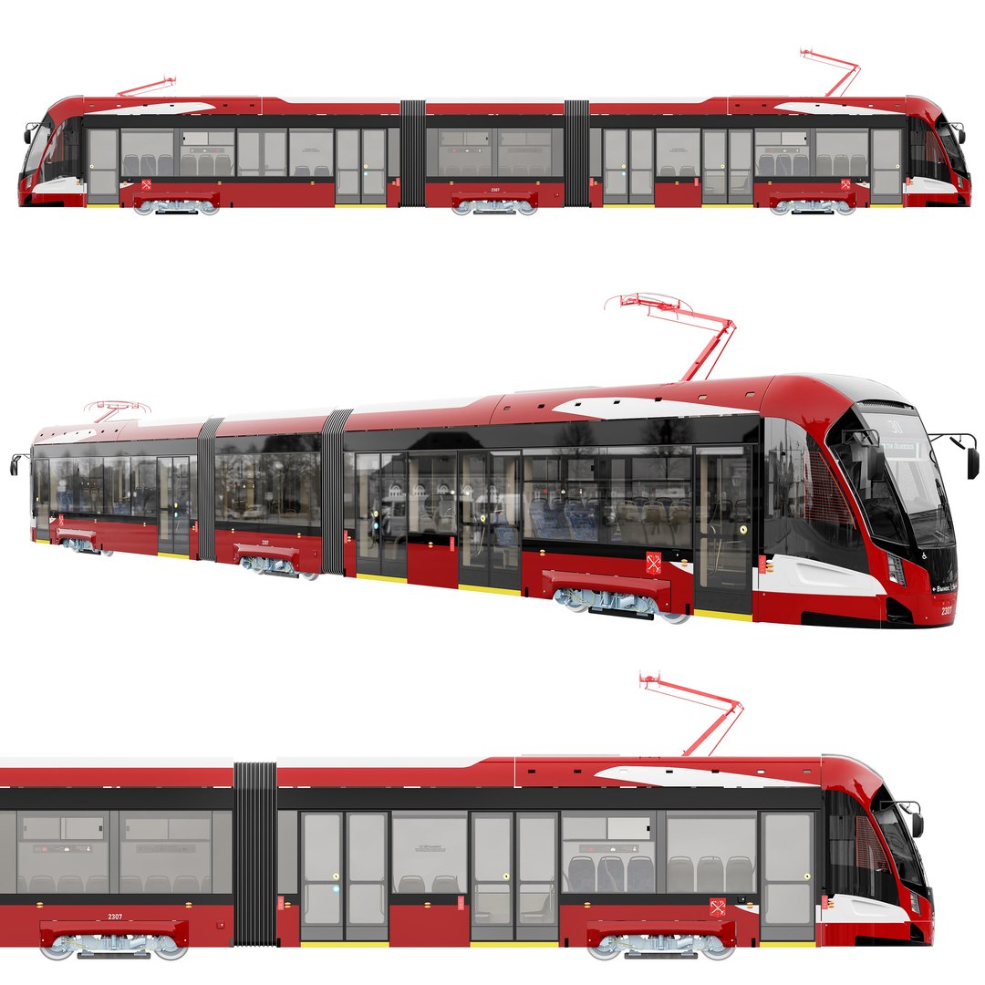 3D Nevsky Tram 71-932 Model - TurboSquid 2350999