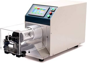 Compact Enclosed Wire Stripping Machine with Touchscreen Control 3D CAD Model