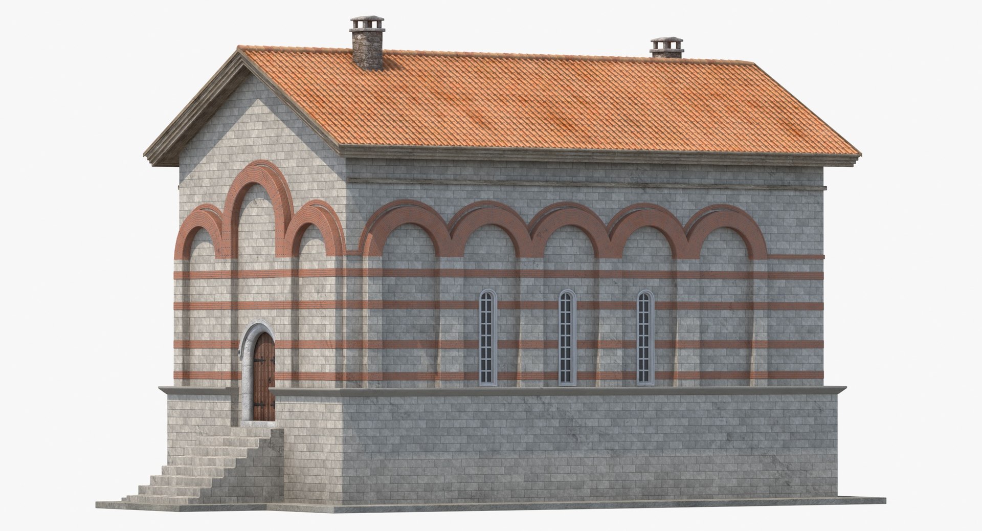 3D Model Medieval Administration Building - TurboSquid 2095561