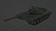 T-64 Tank Low Poly with Skeleton and Suspension