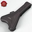 guitar cases 3d model