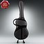 guitar cases 3d model