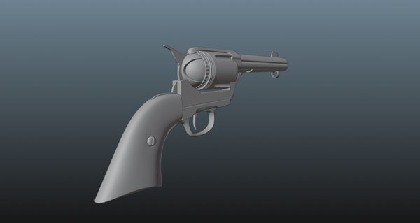 modelo 3d Revólver del siglo XIX - TurboSquid 2273006
