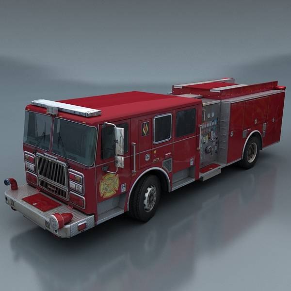 department vehicle 3d model