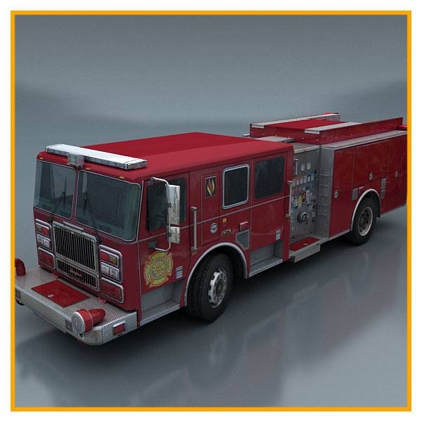 department vehicle 3d model