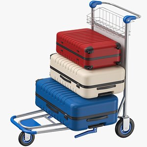 Baggage Cart 3D model
