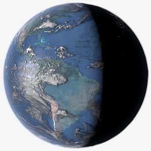 3D planet earth 16k