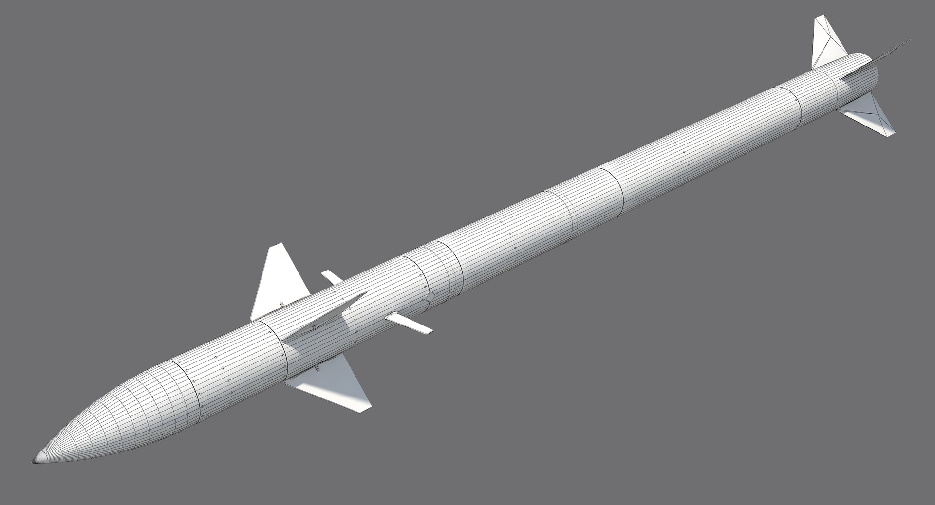 Tamir Interceptor Misslie Iron Dome System Model TurboSquid 1972411