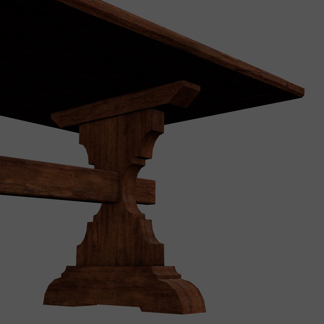 3d Gothic Table