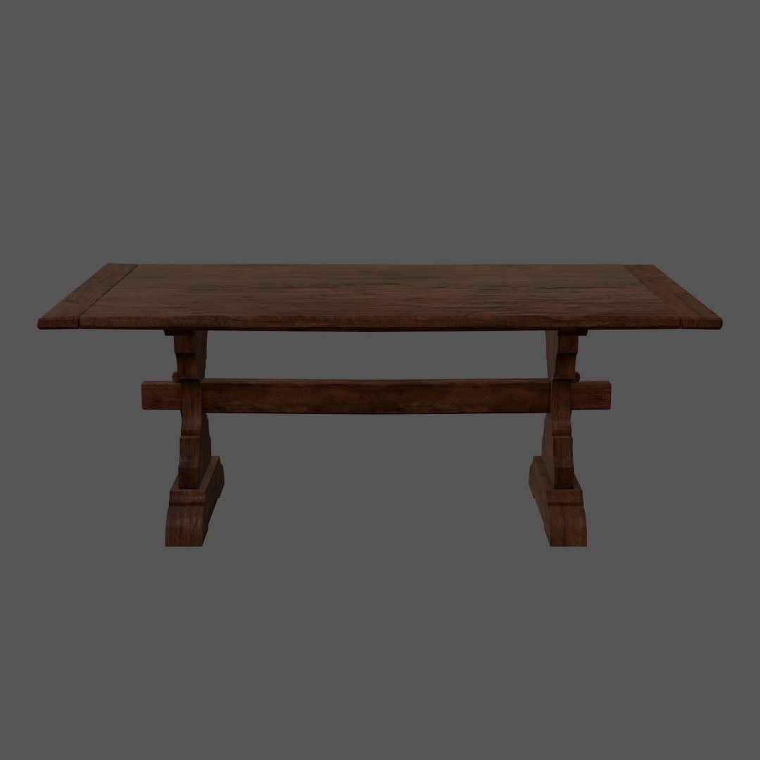 3d Gothic Table