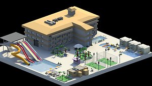 Low Poly Holiday Resort
