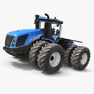 New Holland T9 Wheeled Tractor Dirty Simplified