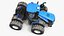 New Holland T9 Wheeled Tractor Dirty Simplified 3D model