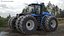 New Holland T9 Wheeled Tractor Dirty Simplified 3D model