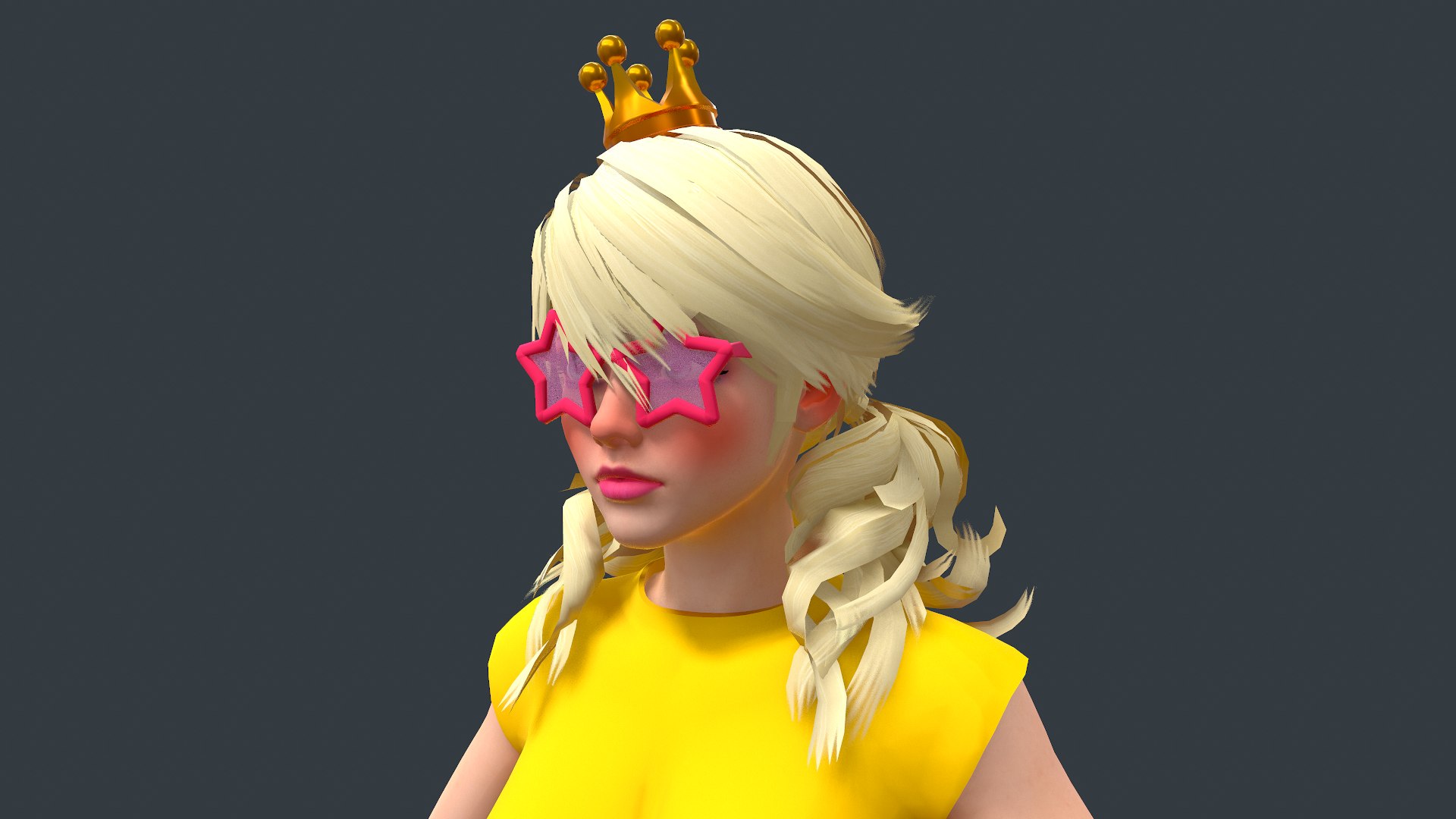 3D PopStar Girl Model - TurboSquid 2090047