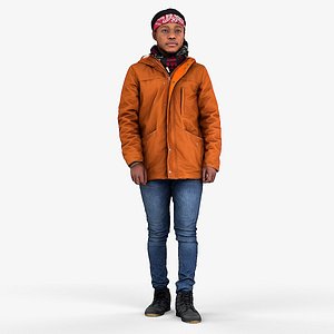 3D model Buddy in a Scarf