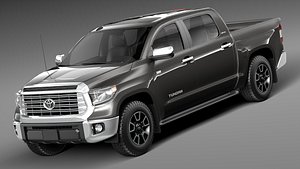 Tundra ［3ED］ Toyota Tundra Cabine Dupla Long bed SR 2025 Modelo 3D - Baixar