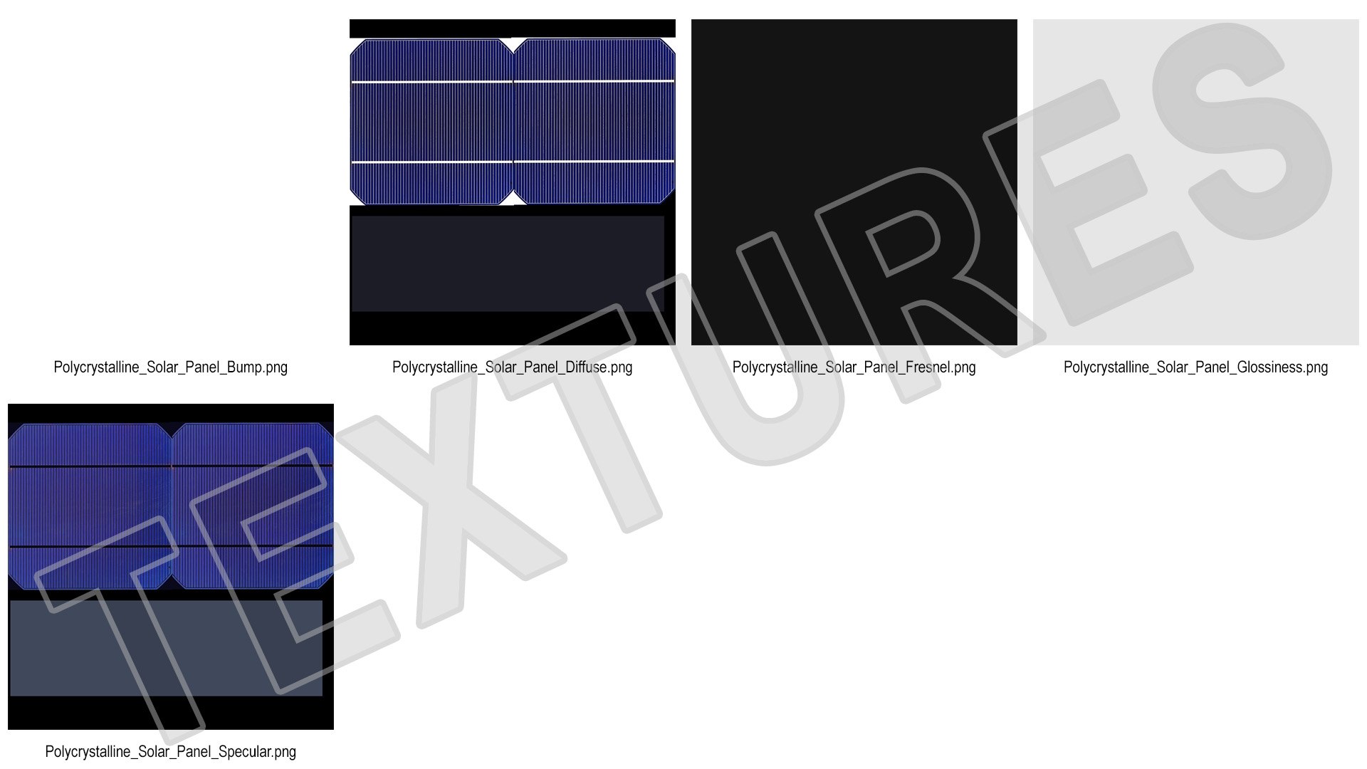 3D Polycrystalline Solar Panel https://p.turbosquid.com/ts-thumb/5Y/9VymLH/xk/polycrystallinesolarpanelc4dmodel014/jpg/1719879411/1920x1080/fit_q87/3b55588a6e024ccc7d422ddcb64bbf27d1cd33a9/polycrystallinesolarpanelc4dmodel014.jpg