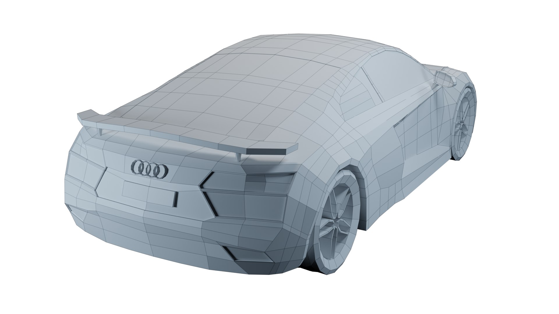 3D Audi R8 V10 Plus 2016 - Low Poly Rigged Model - TurboSquid 2327787