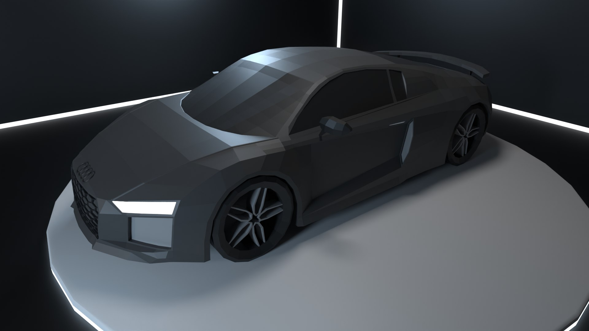 3D Audi R8 V10 Plus 2016 - Low Poly Rigged Model - TurboSquid 2327787