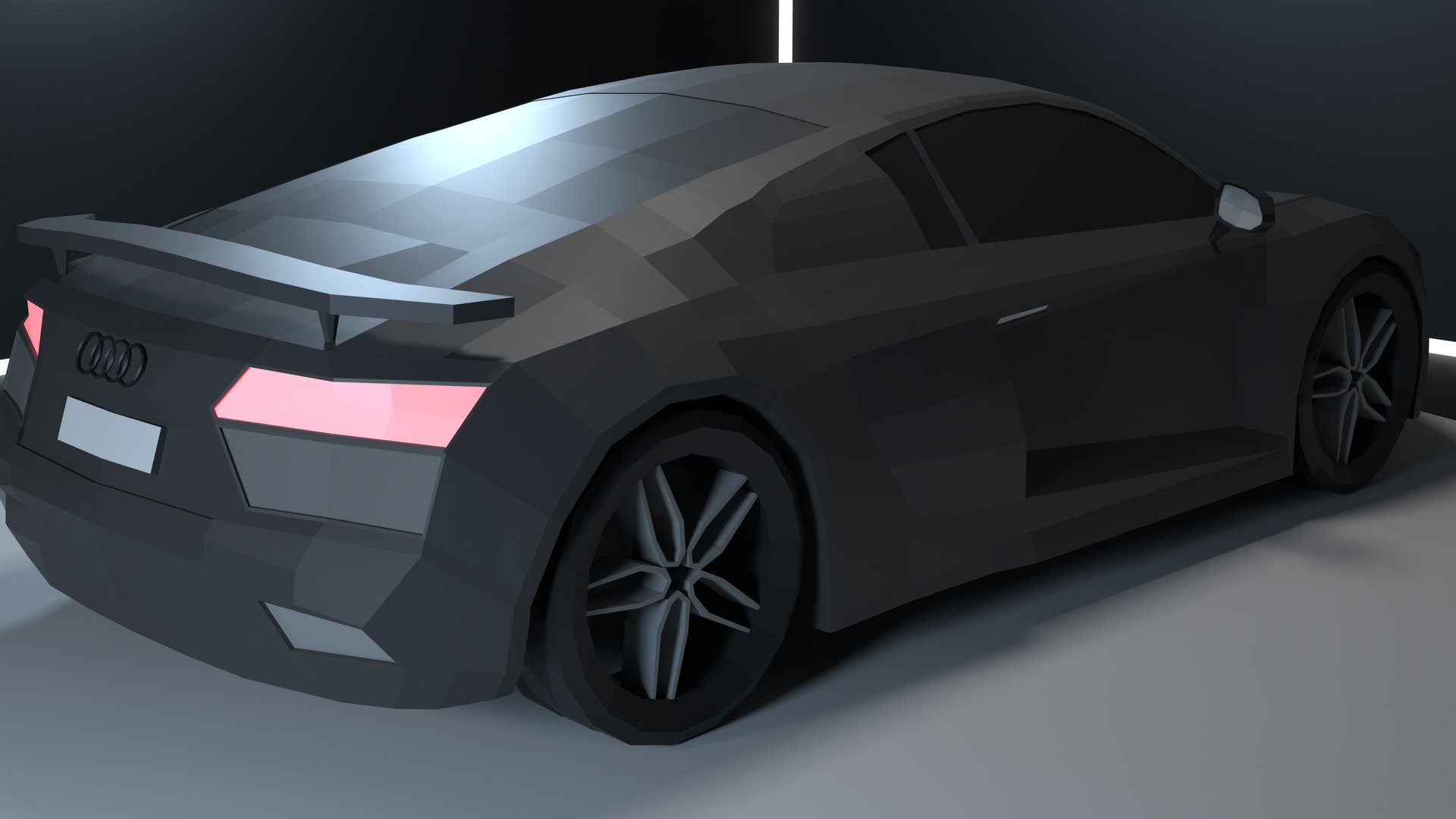 3D Audi R8 V10 Plus 2016 - Low Poly Rigged Model - TurboSquid 2327787