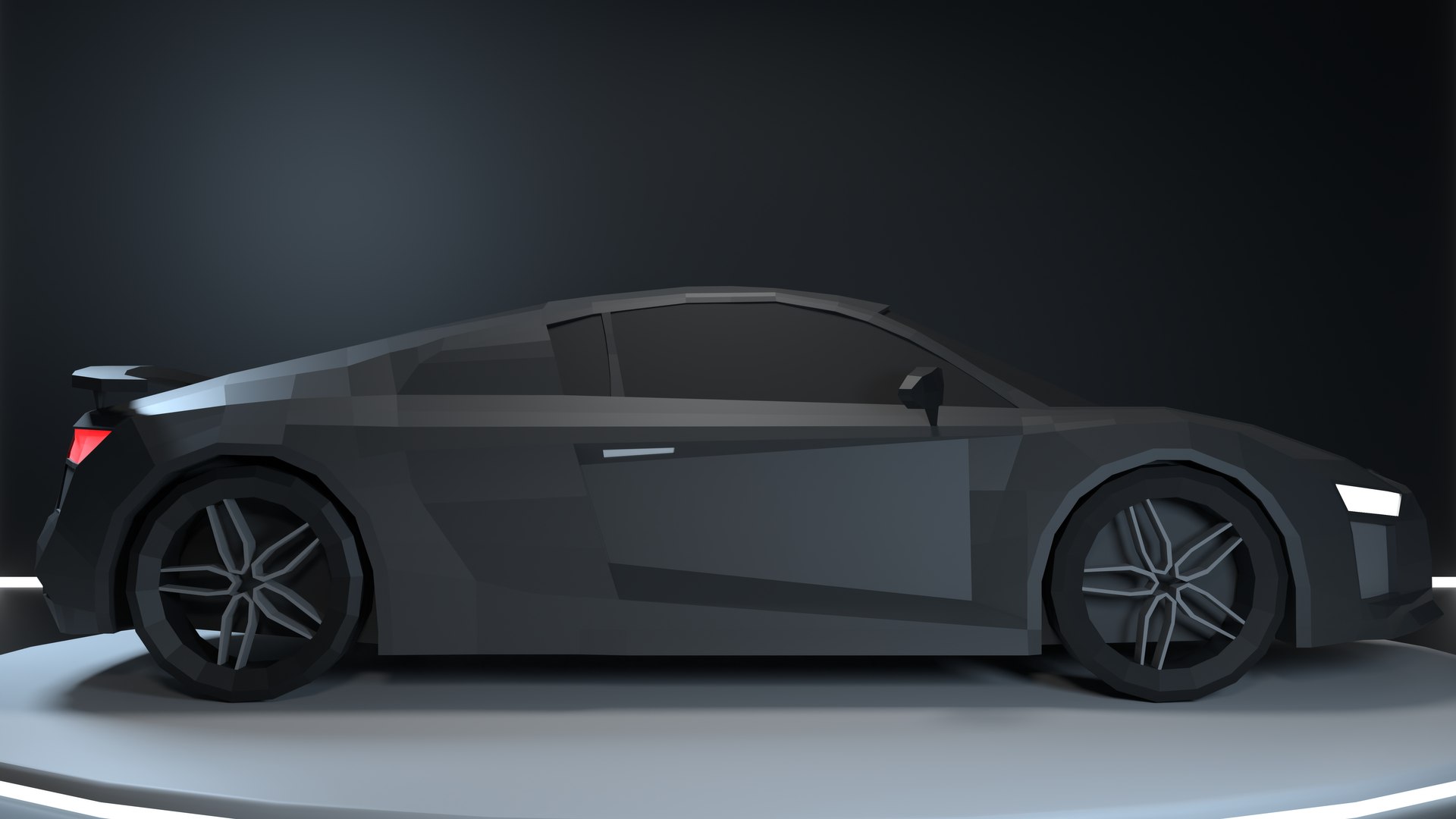 3D Audi R8 V10 Plus 2016 - Low Poly Rigged Model - TurboSquid 2327787