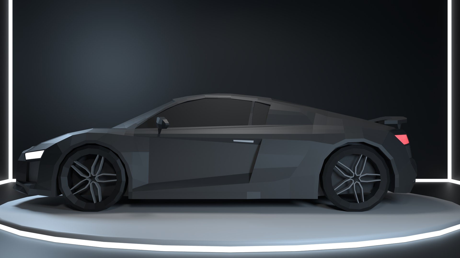 3D Audi R8 V10 Plus 2016 - Low Poly Rigged Model - TurboSquid 2327787