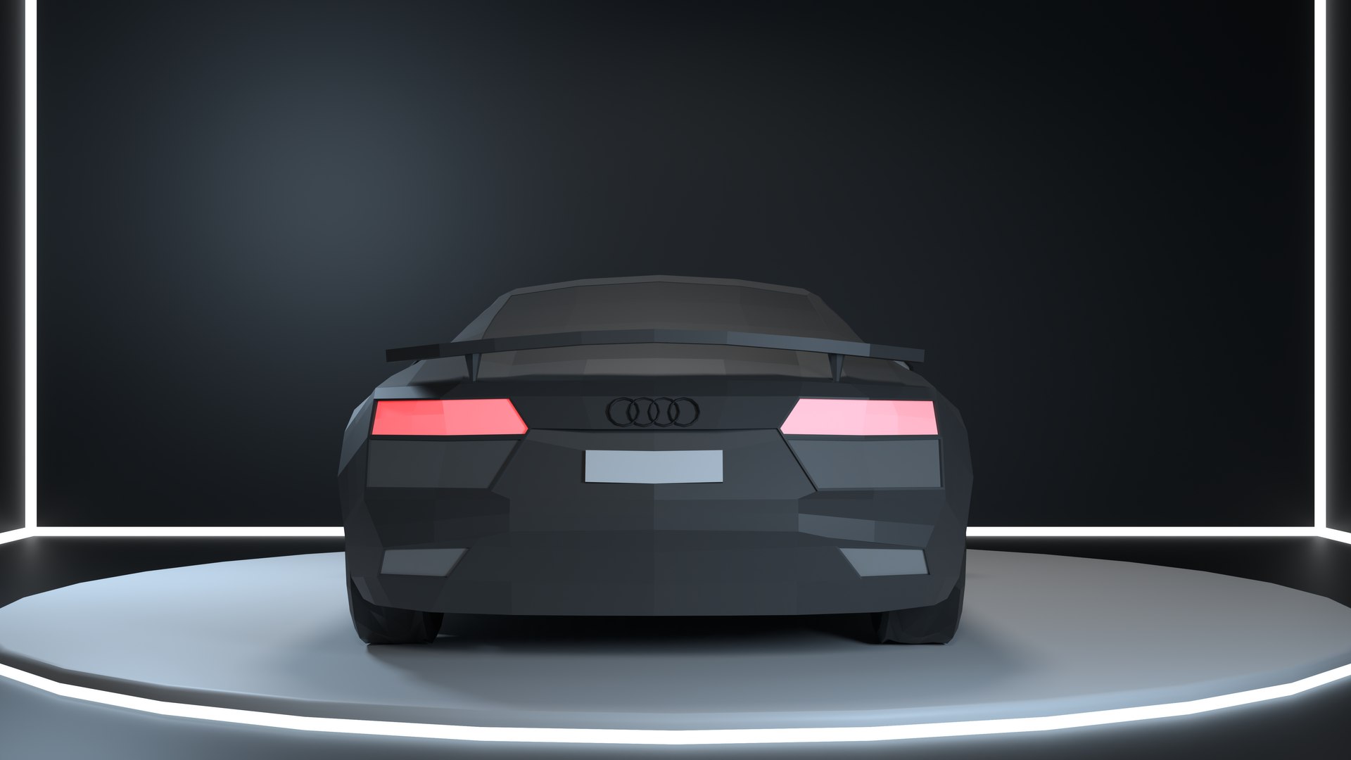 3D Audi R8 V10 Plus 2016 - Low Poly Rigged Model - TurboSquid 2327787