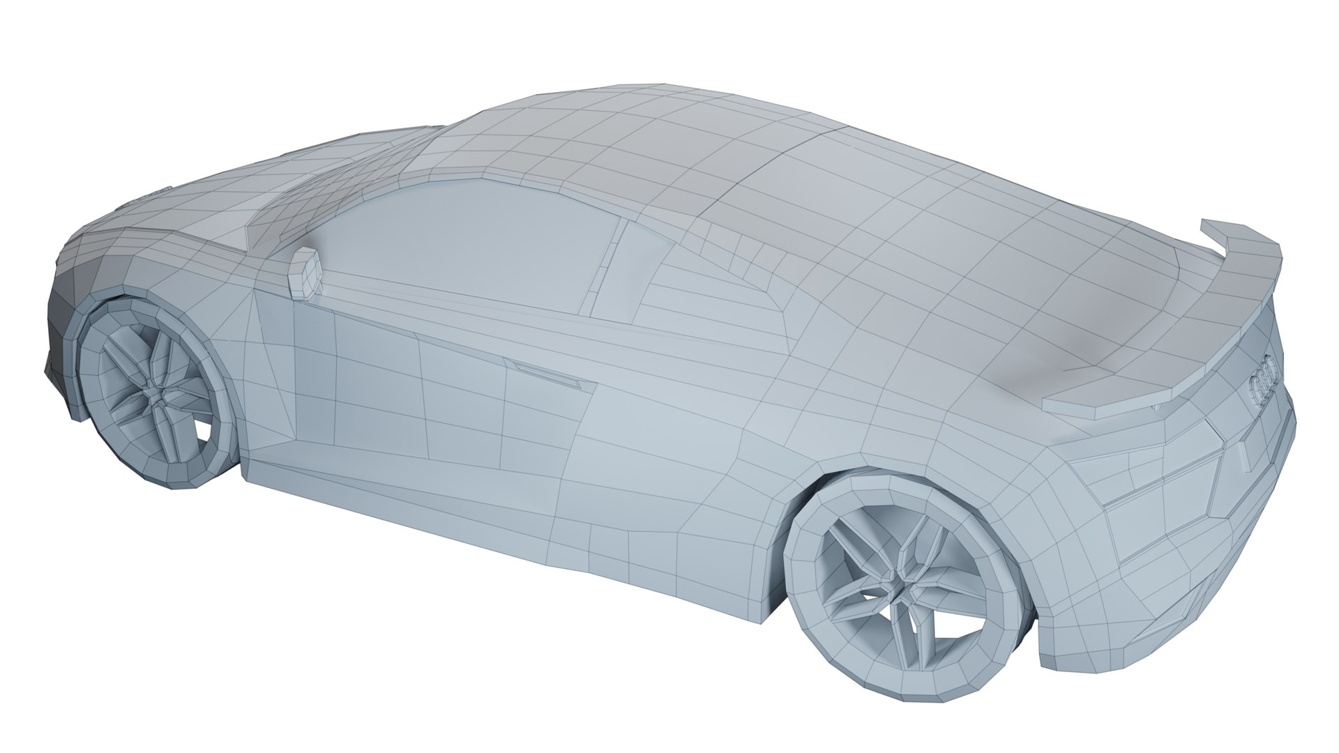 3D Audi R8 V10 Plus 2016 - Low Poly Rigged Model - TurboSquid 2327787