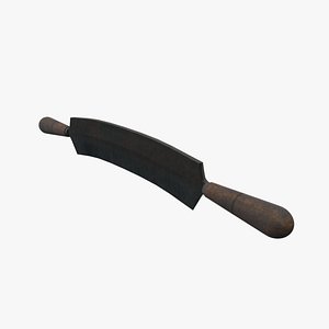 3D model Medieval Tanning Knife