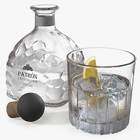 Patron Cristalino Agave Tequila with Lemon Clear