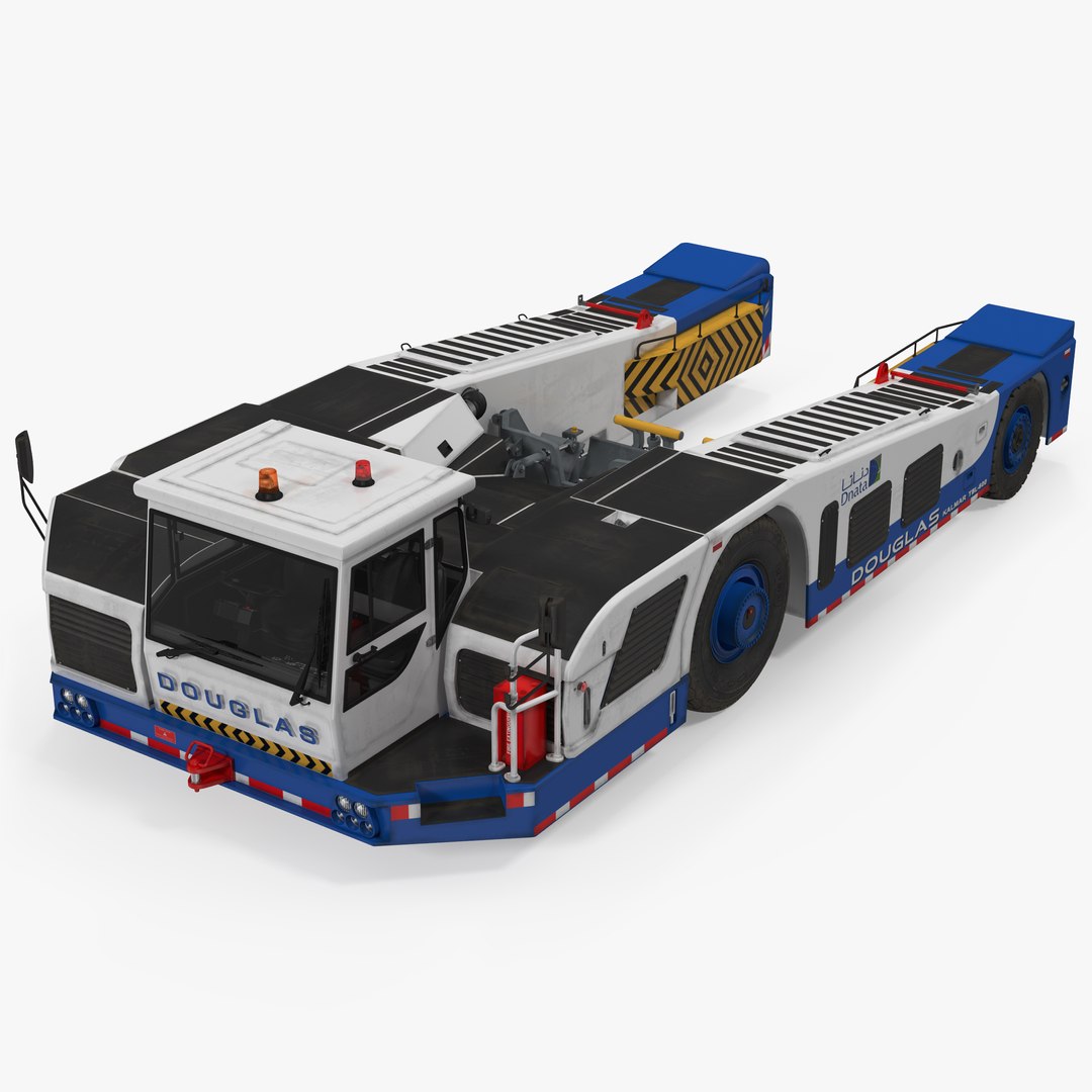 Aircraft Towing Tractor Douglas TBL 600 3D model preview