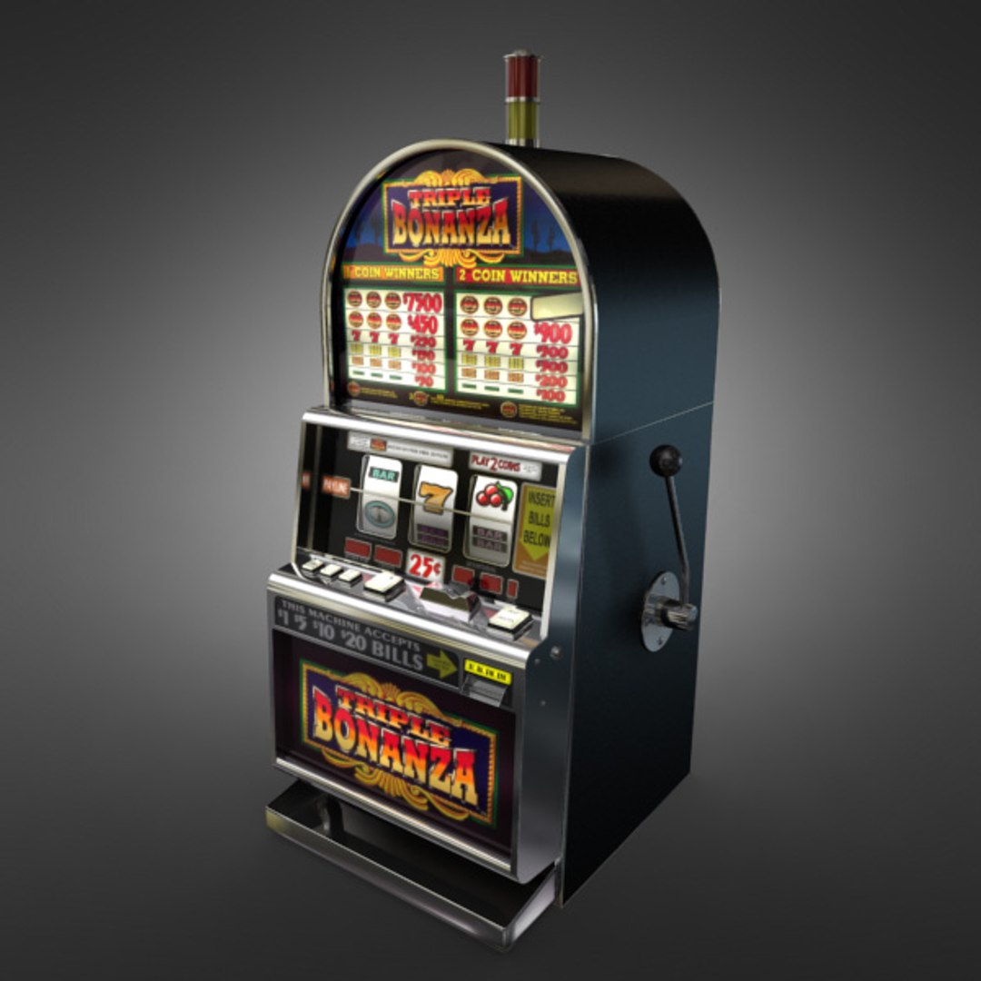 3d Casino Slot Machines Model