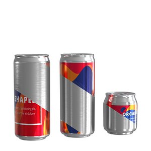 3D 3D Soda Can High Quality Model