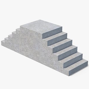 3D Concrete Stairs3
