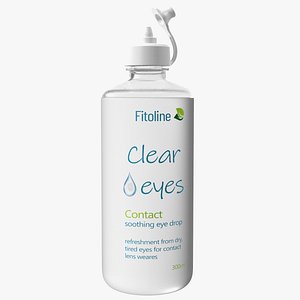 Contact Lens Liquid Open Clear Eyes