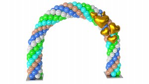 3D Balloon Arch 02