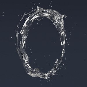 Letter O Splash