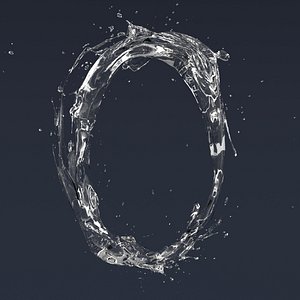 Letter O Splash