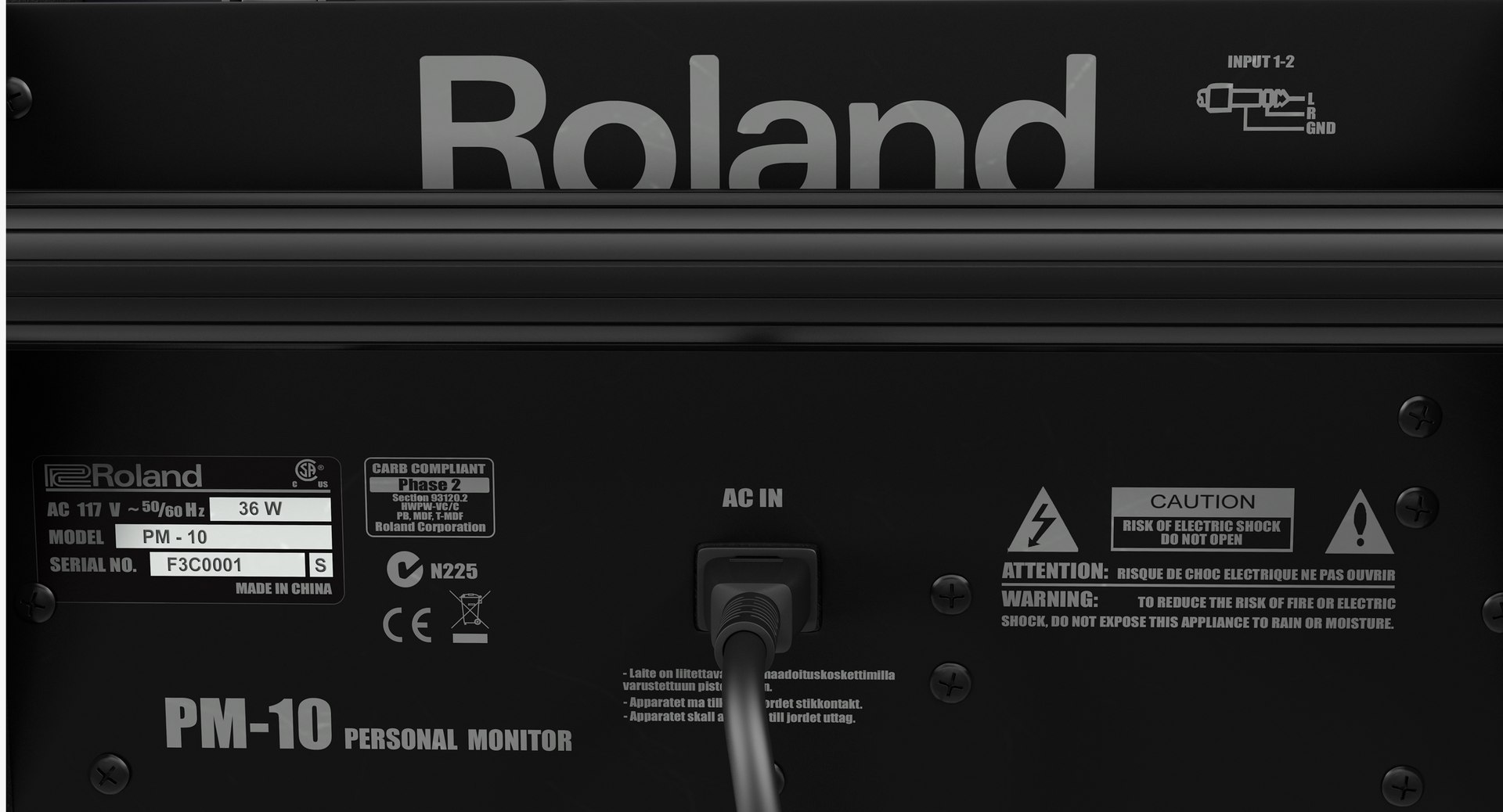 3d Max Roland Pm-10 Drum Amplifier 3d Max Roland Pm-10 Drum Amplifier