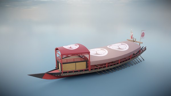 Gozabune - Japanese ship 3D model