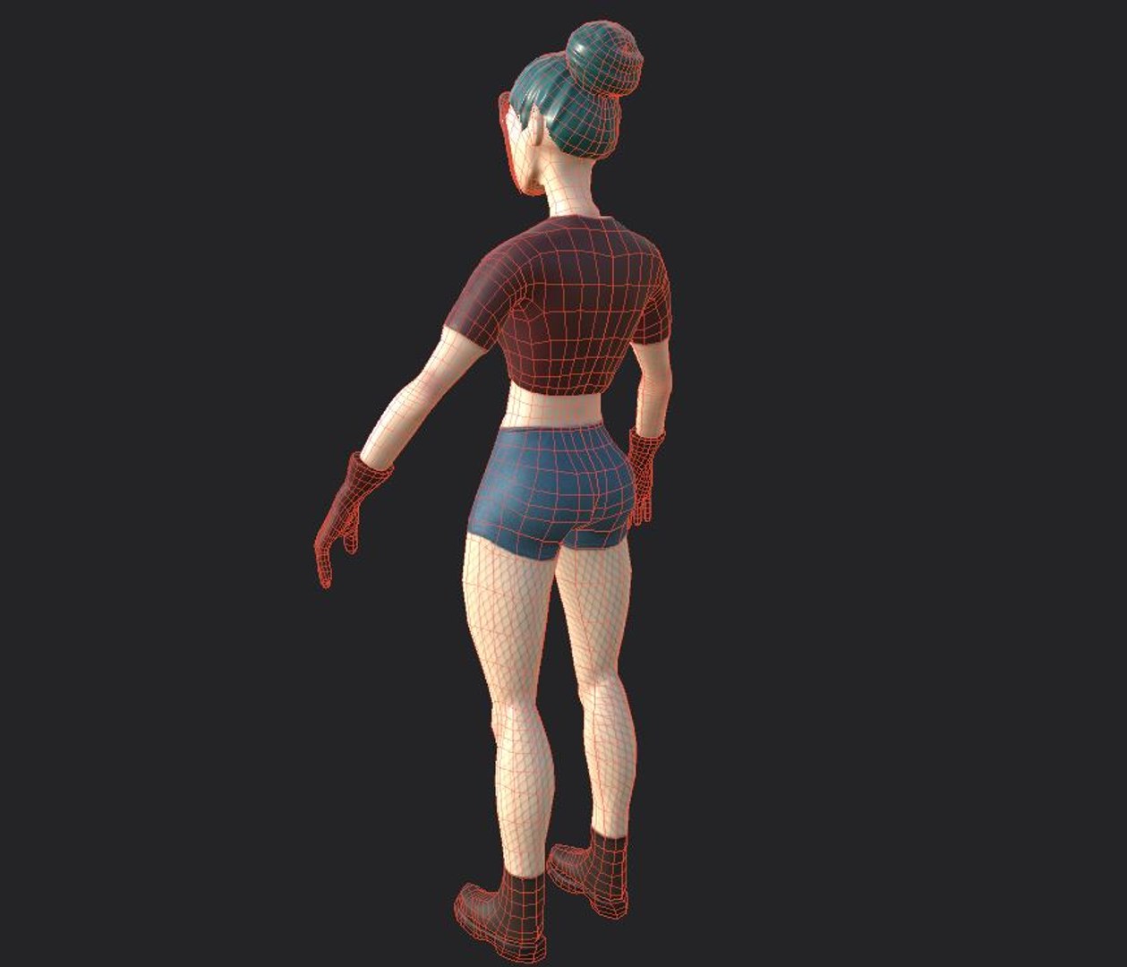 3D Character Stylized Girl Rigged Model - TurboSquid 1638727