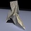 paper bird 3d model