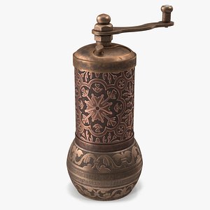 Authentic Vintage Bronze Spice Grinder