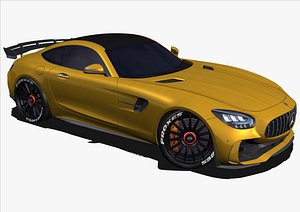 3D 2020 Mercedes-Benz GT- AMG