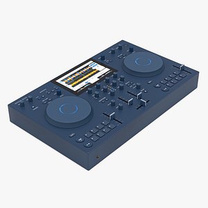 3D Pioneer AlphaTheta Omnis Duo DJ controller model