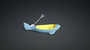 3D baby canoa