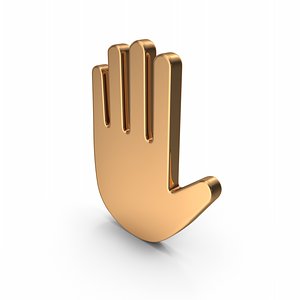 3D model Hand Symbol